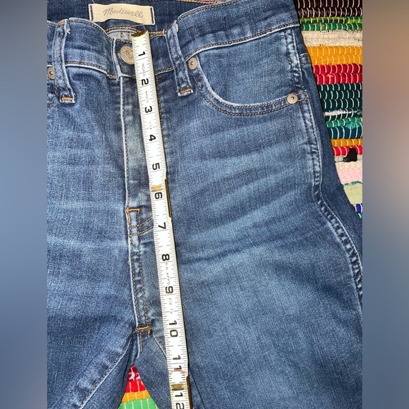 Madewell 10” High Rise Skinny Jeans Women’s Size 26 | Dark Wash Denim - Picture 4 of 9
